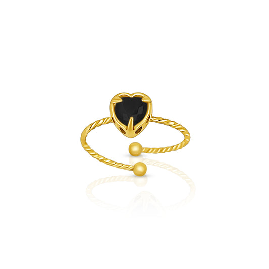 "HYDEIA" VINTAGE HEART RING